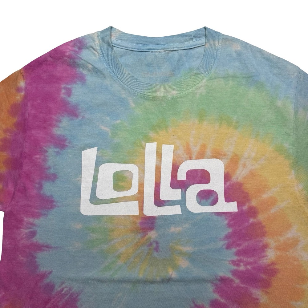 Lollapalooza music concert tie dye shirt